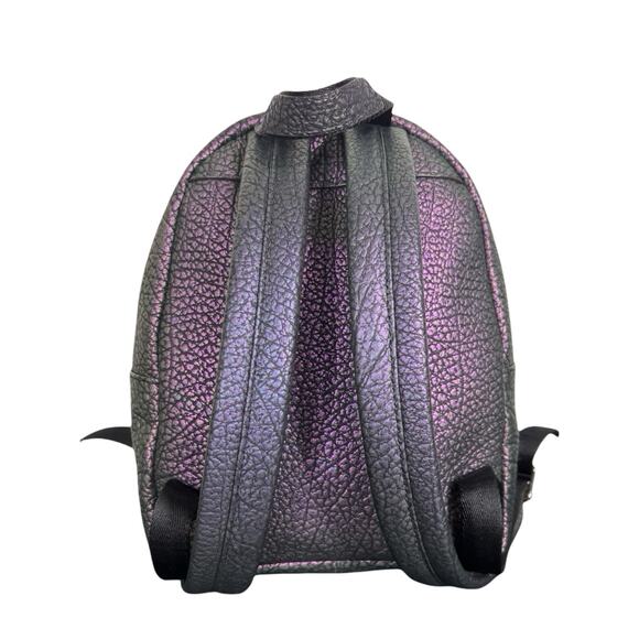 Coach Hologram Leather Mini Campus Backpack Oil Slick F37999 Color Shifting - Picture 7 of 16